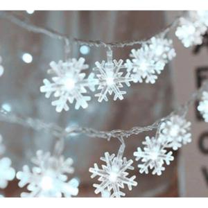 Luces De Navidad Snow Blanco 10 Piezas Casaideal