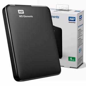 Disco Duro Externo 1TB 2.5" USB 3.0 Elements WD