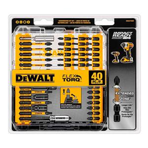 Set 40 Piezas Impact Ready Flextorq DeWalt