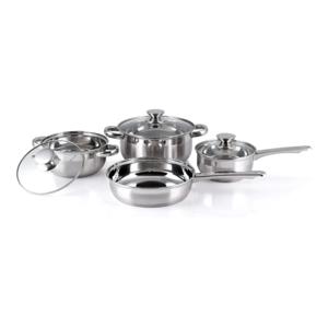 Batería De Cocina Begônia 7 Piezas Ollas De Acero Inoxidable
