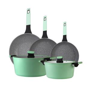 Pack 7 Piezas Cocina Soho Mint Antiadherente