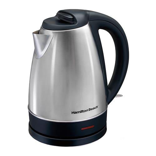 Hervidor Hamilton Beach 1500W 1,7 L Acero Inox., 2 Años Garantía