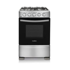 Cocina Mabe 4 Quemadores, Acero Inox, Gas Licuado