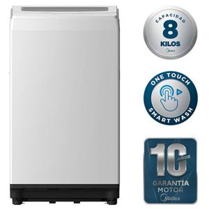 Lavadora 8 KG Carga Superior Midea, 2 Años Garantía