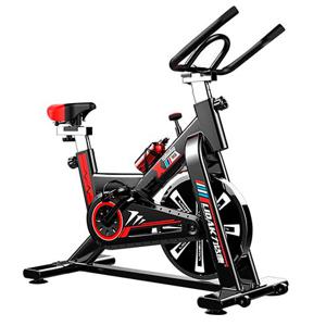Bicicleta Spinning Home Fitness Profesional, Altura Ajustable, Volante 6.5 Kg, Usuario Hasta 120 Kg