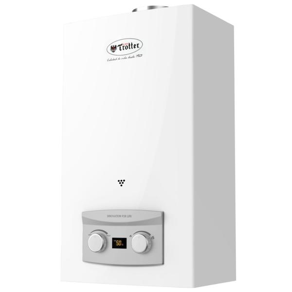 Calefon Albin Trotter 6 Lt, Ionizado, Visor Digital Temperatura, Gas Licuado