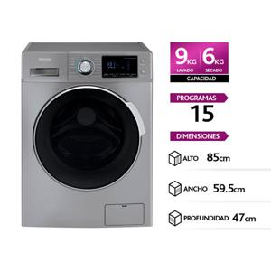 Lavadora - Secadora Winia 9/6 Kg, Diseño Slim, Inverter, 12 Años Garantía Motor