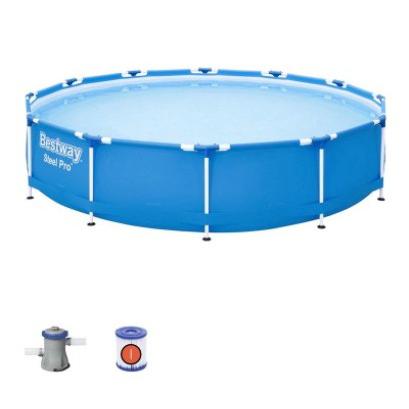 Piscina Estructural Bestway 3,66x0,76 Mts, 6473 Litros + Bomba De Filtrado