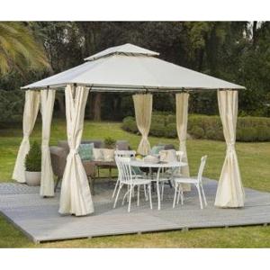 Toldo Pérgola Con Cortinas 3x4 mt