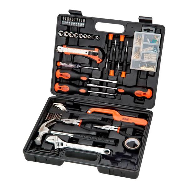 Set 125 Piezas Herramientas Manuales Black+Decker