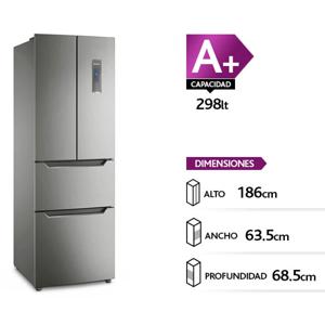 Refrigerador Fensa Multidoor No Frost 298 Lt, 10 Años De Garantía De Compresor
