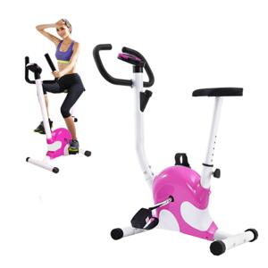 Bicicleta Estática Con Pantalla LCD, Soporta 100 Kg