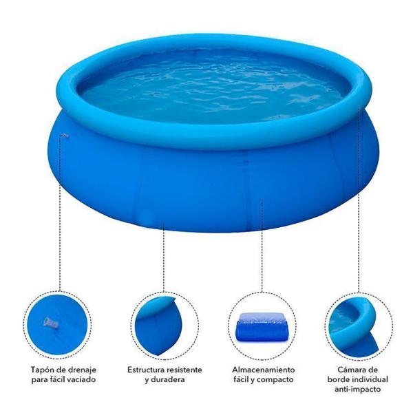 Piscina Inflable Self Formed 2.074 L 240 X 63 Cm