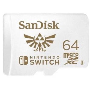 Tarjeta MicroSDXC UHS-I SanDisk 64 GB Nintendo Switch