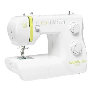 Máquina De Coser Recta Butterfly JH5000 JH5311A Portable Blanca Y Amarillo 220V