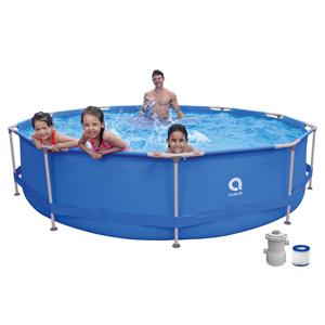 Piscina Estructural Rescue 370 x 76 cm (6125 Lts) + Bomba De Filtrado