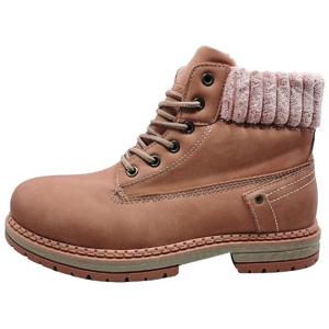 Botas De Mujer Caña Alta Greek Lumberjack Cafe-Rosado