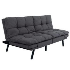 Futon Memory Gris Mainstays 182x86x82Cm