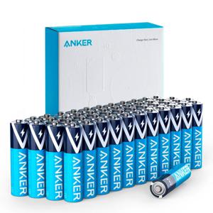 Pilas Alcalinas AAA Anker Pack 48 unidades. Duran Hasta 10 Años Guardadas