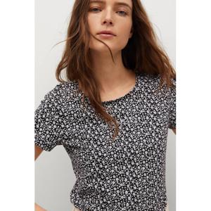 Polera Manga Corta Algodón Reciclado Logo Mangofi-H Mujer. 8 Diseños Disponibles