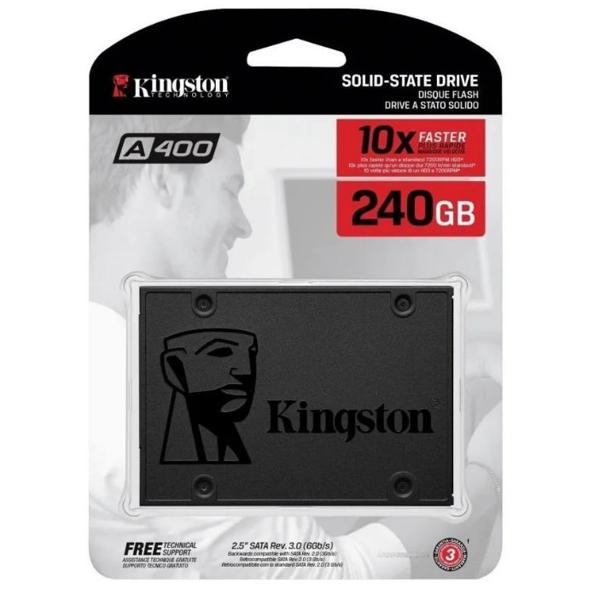 Disco Solido SSD 240GB A400 SATA3 2.5 Kingston