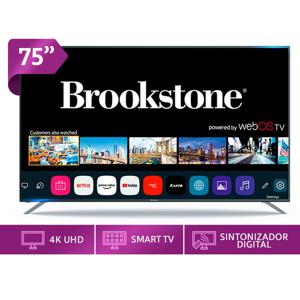 Led Brookstone 75'' 4k Smart Tv Con Sistema Web OS