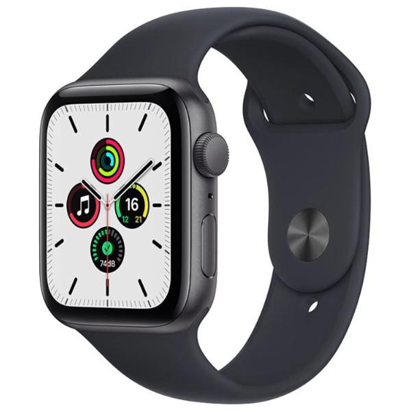 Apple Watch SE GPS Caja De Aluminio Gris Espacial 44mm Con Correa Azul