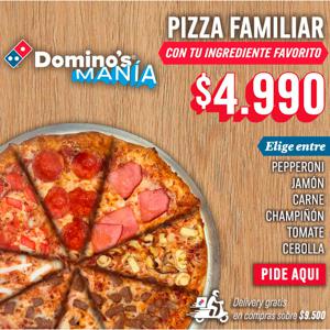 Pizza Familiar Domino's 1 Ingrediente