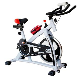 Bicicleta Spinning Nibio Ajustable Pantalla Cardio, Volante 6kg