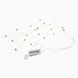 10 Luces Led Esfera Blanca 165 Cm