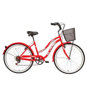 Bicicleta Lahsen Beach Aro 26 Rojo 2021