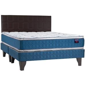 Cama Europea Celta Astral / 2 Plazas / Base Dividida + Respaldo Bilbao de Regalo