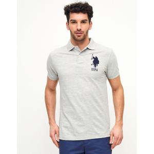 Polera Cuello Piqué US Polo Assn Manga Corta Caballo Grande