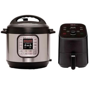 Pack Olla Instant Pot Duo 60 5.7L + Freidora De Aire Instant Vortex 4 en 1 de 1,9 litros Negra