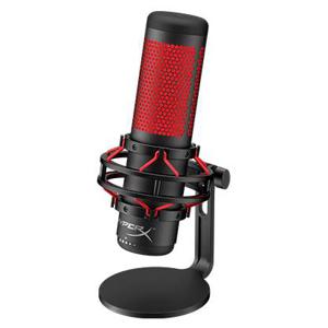 Micrófono Profesional Gamer HyperX QuadCast, Montura anti-vibraciones, Tres condensadores