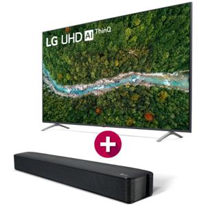 LED Smart TV 50" UHD 4K 50UP7700PSB + Soundbar SK1