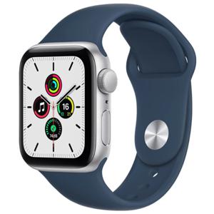 Apple Watch SE GPS Caja De Aluminio Color Plata 40mm Con Correa Azul