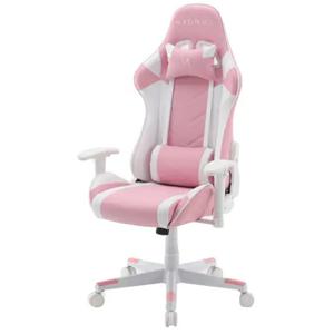 Silla Gamer Magnus Tyrus Blanco/Rosado