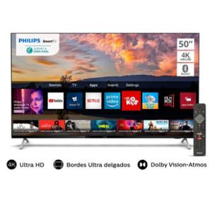 Televisor Philips LED 50' Smart TV 4K Ultra HD