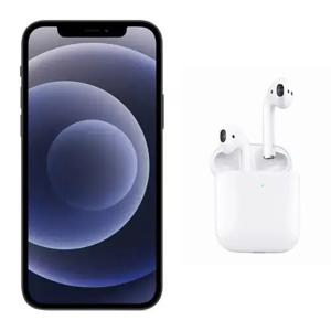 iPhone 12 64GB 6,1 Pulgadas Negro Claro + Audífonos AirPods