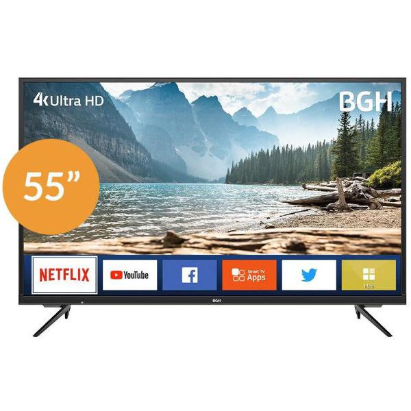 Led BGH 55 ", Ultra HD, 4K, Smart Tv