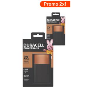 Batería Externa Duracell 10.050 mAh (2x1)