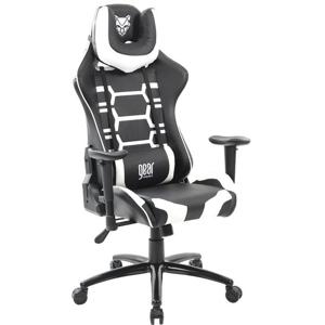 Silla Gamer Leeroy V2 Black/White Gear