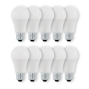 Pack De 10 Ampolletas LED E-27 12W Calido