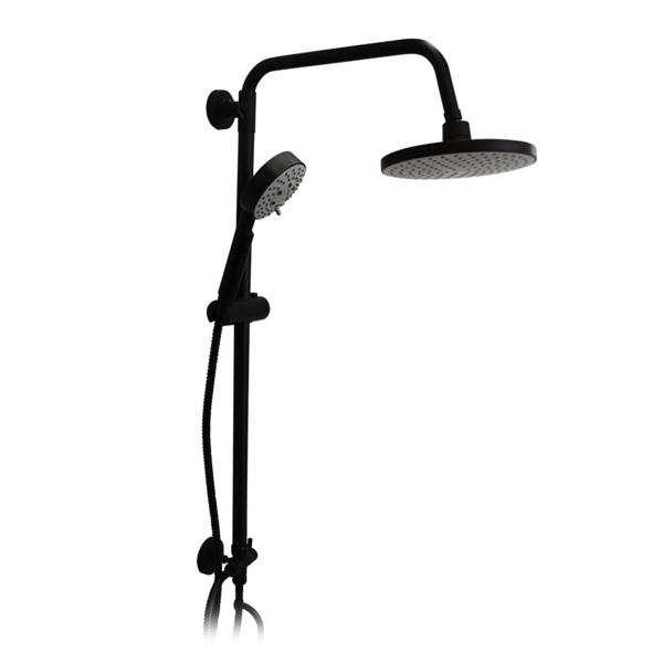 Columna De Ducha Stretto Venti Negro Matte