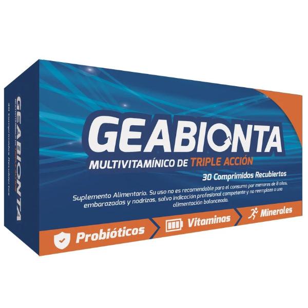 Geabionta Multivitamínico Triple Acción 30 Comprimidos Recubiertos
