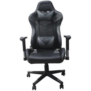 Silla Gamer Ajustable Color Negro/gris Dinon