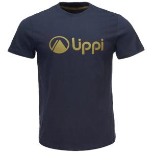 Polera Hombre Lippi Logo Uv-Stop Azul Oscuro