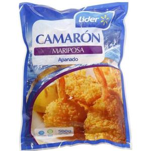 Camarón Mariposa Apanado Lider 500g