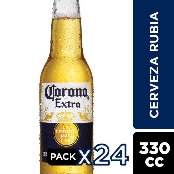 Pack Cerveza Corona Lager Botella - 24 x 330 cc